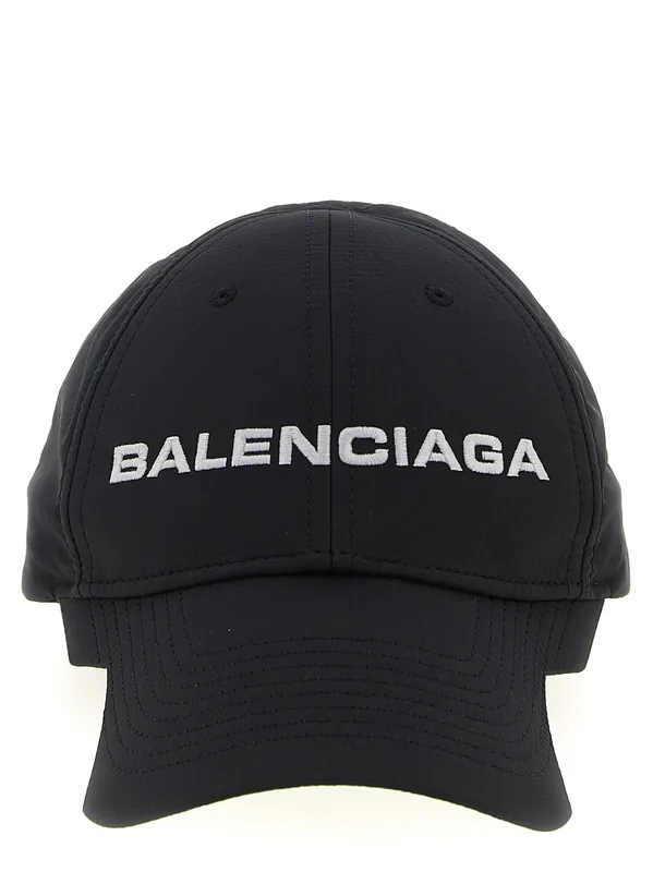 Logo Cap Hats White/Black - Balenciaga