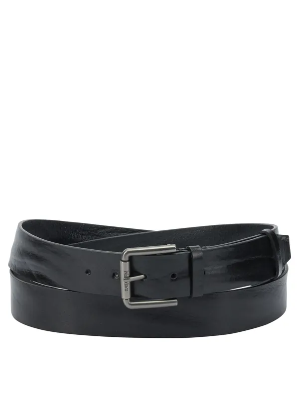 Long Leather Belt Belts Black - Max Mara