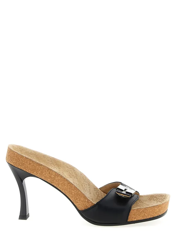 Balenciaga X Scholl Sandals Black