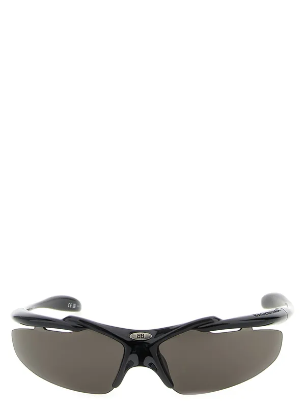 Turbo D-Frame Sunglasses Black