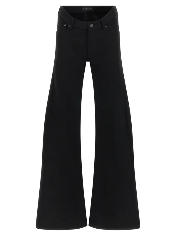 Curved Waist Jeans Black - Balenciaga
