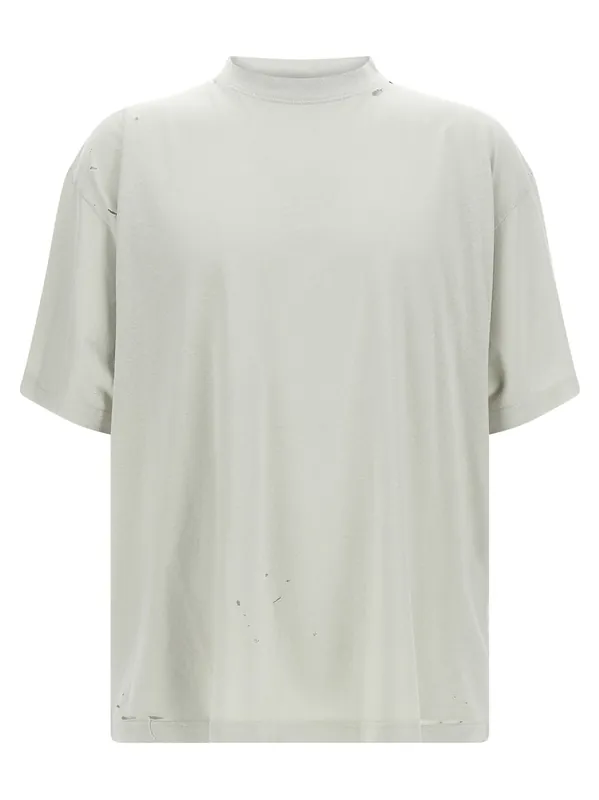Blackletter Script T-Shirt Beige