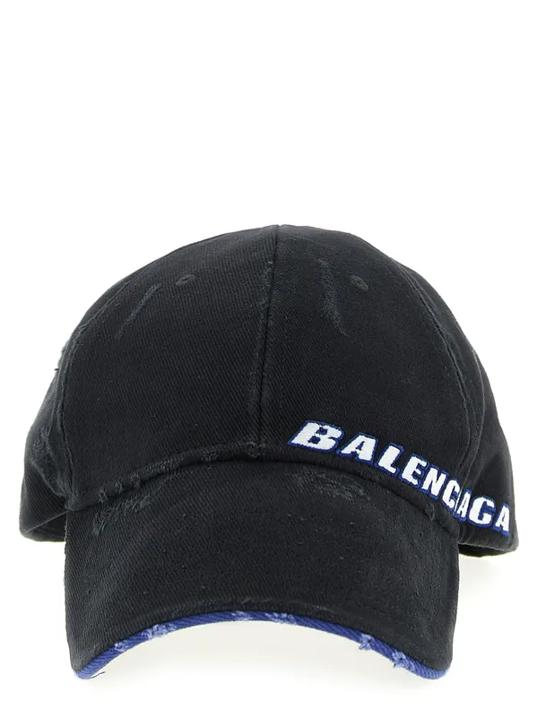 Logo Cap Hats Black - Balenciaga