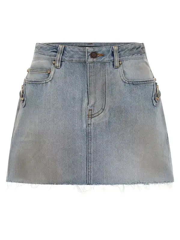 City Skirts Light Blue - Balenciaga