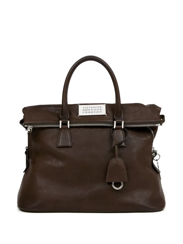 5ac Medium Leather Handbag - Maison Margiela