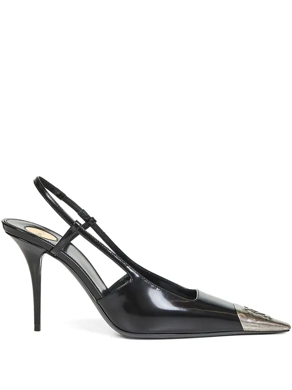 Jeanne Leather Pumps - Saint Laurent