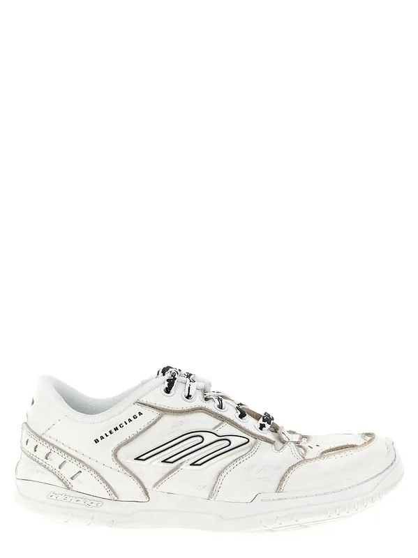 Hamptons Worn-Out Medio Sneakers White