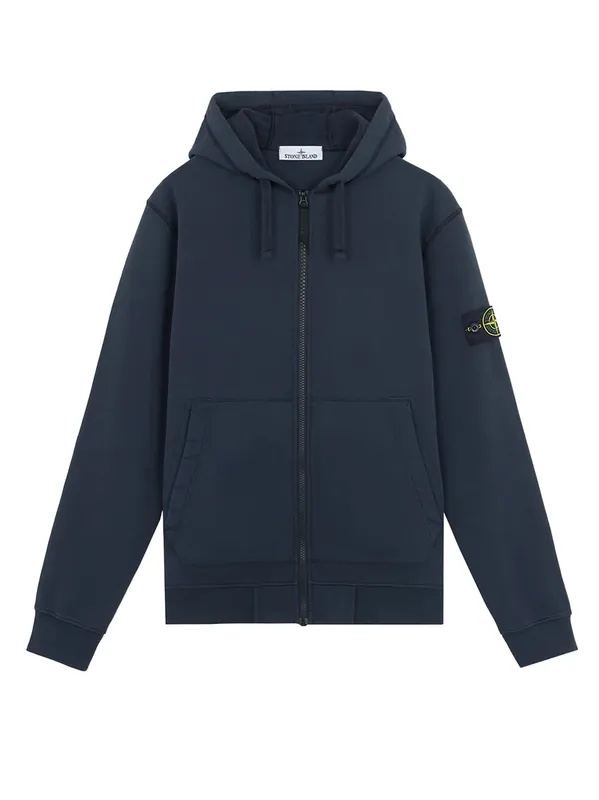 Organic Cotton Hooded Sweatshirt - Stone Island