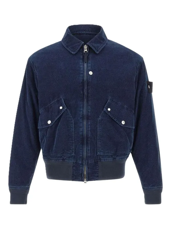 Denim Cotton Jacket - Stone Island