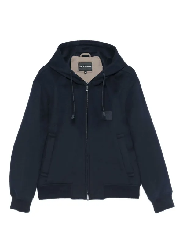 Wool Blouson Jacket - Emporio Armani