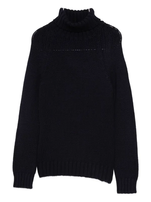 Wool Turtle-Neck Jumper