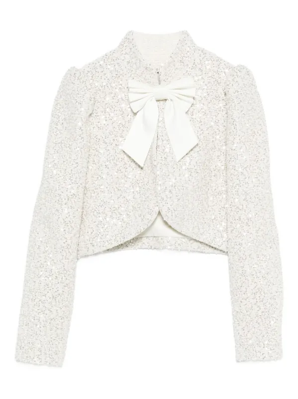 Ilaria Bow Jacket - Alice + Olivia