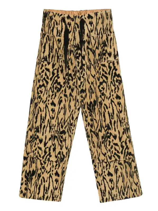 Jacquard Velvet Trousers - Forte_Forte
