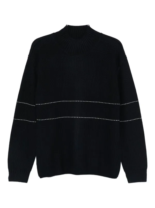 Wool Crewneck Jumper - Emporio Armani