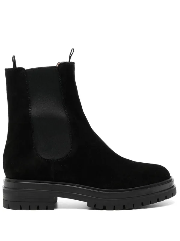 Chester Suede Leather Boots - Gianvito Rossi