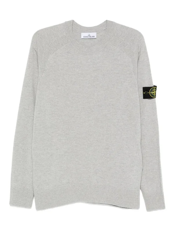 Light Wool Crew Neck Sweater - Stone Island
