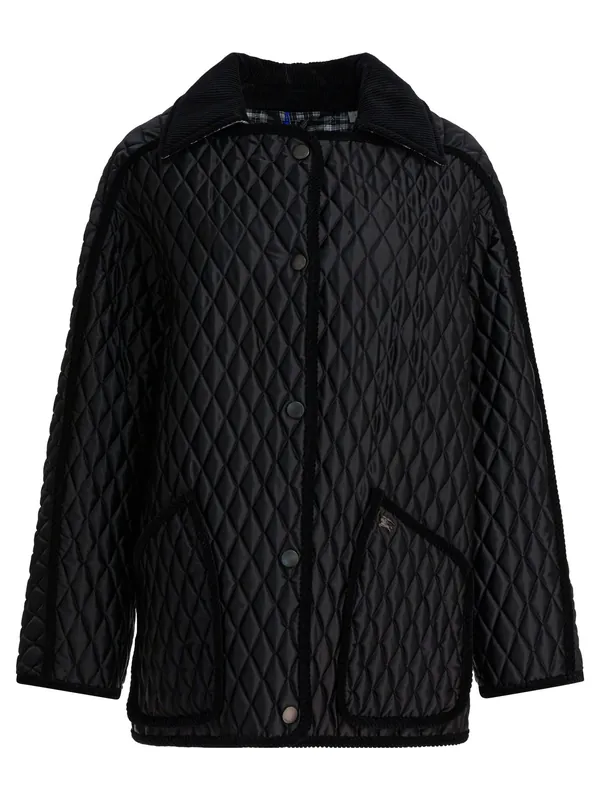 Floriston Jackets And Coats Black - Burberry