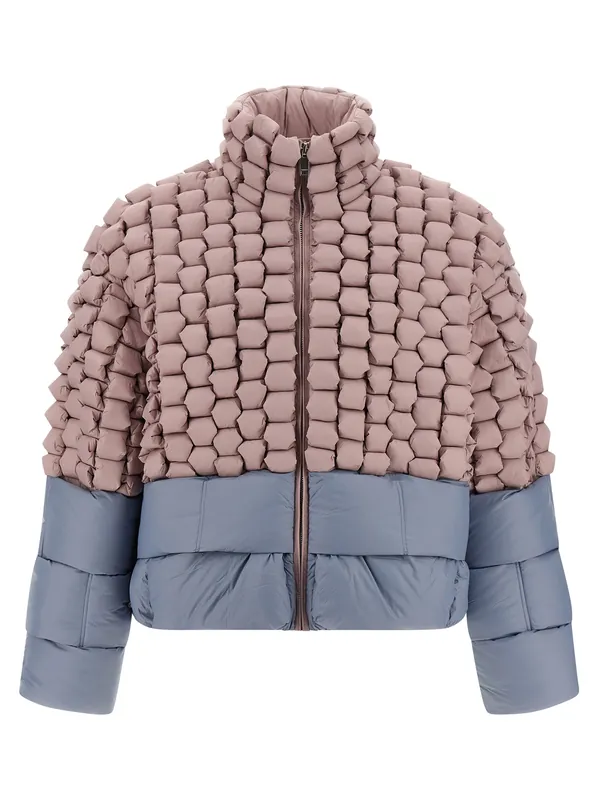 3d Down Jacket Puffer Jackets Multicolor - Raxxy