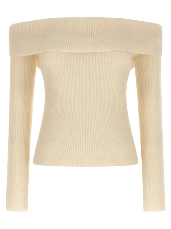 Ls Cowl Sweaters And Cardigans White - Rick Owens