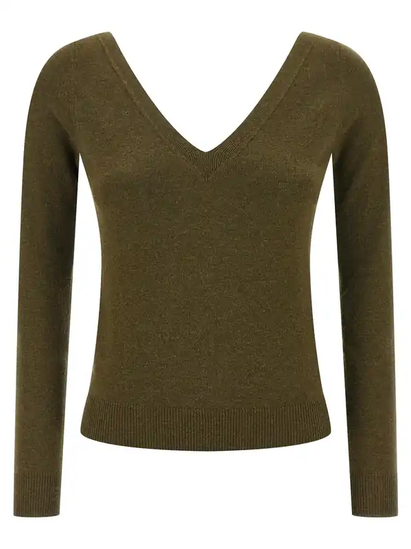 Cashmere Sweater Sweaters And Cardigans Green - Saint Laurent