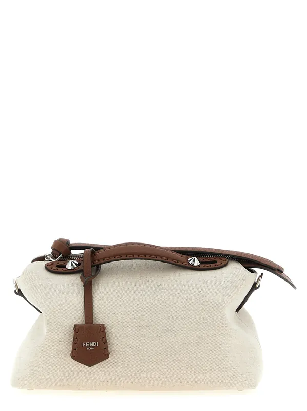By The Way Soft Medium Hand Bags Beige - Fendi