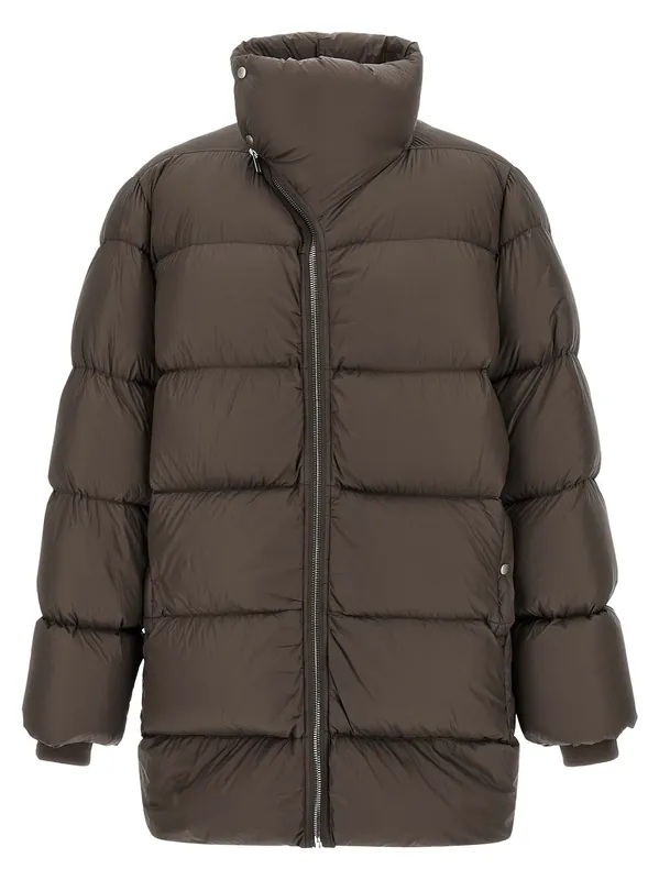 Turtle Puffer Jackets Brown - Rick Owens