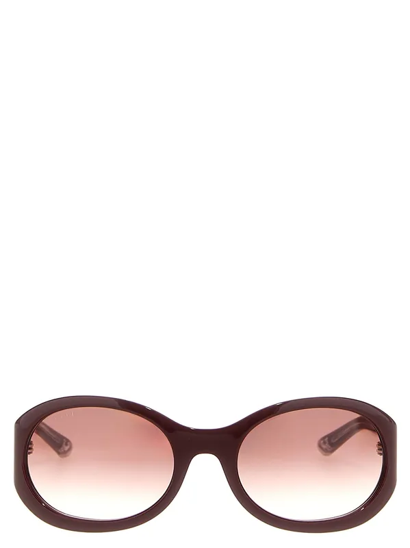 Gucci Red Ancora Sunglasses Bordeaux