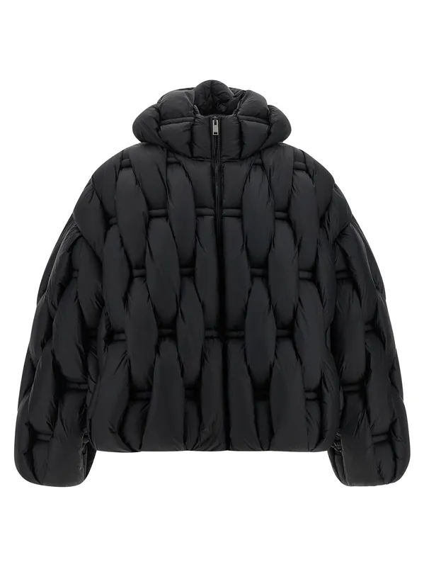 3d Down Jacket Puffer Jackets Black - Raxxy
