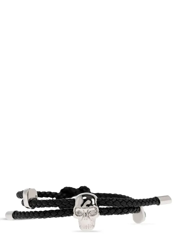 Braided Bracelet Jewelry Black - Alexander McQueen