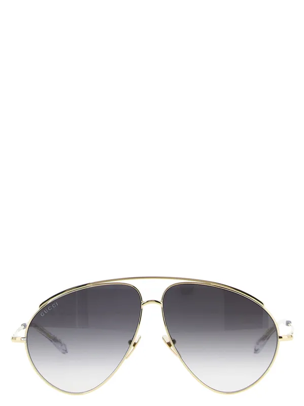 Aviator Sunglasses Gold - Gucci