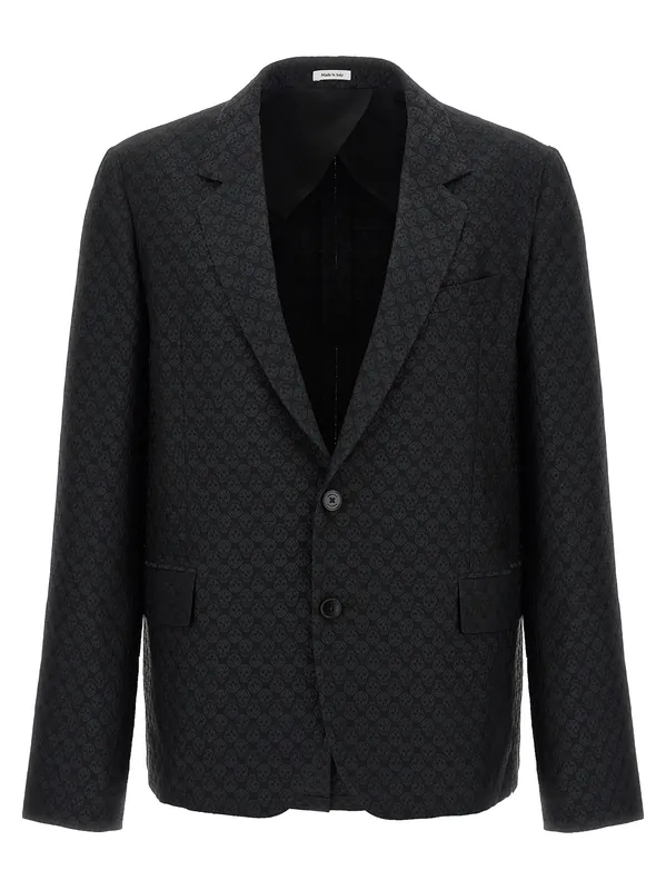Skull Blazer Black - Alexander McQueen