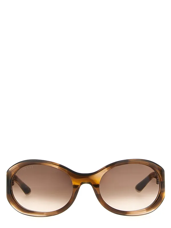 Round Sunglasses Brown - Gucci