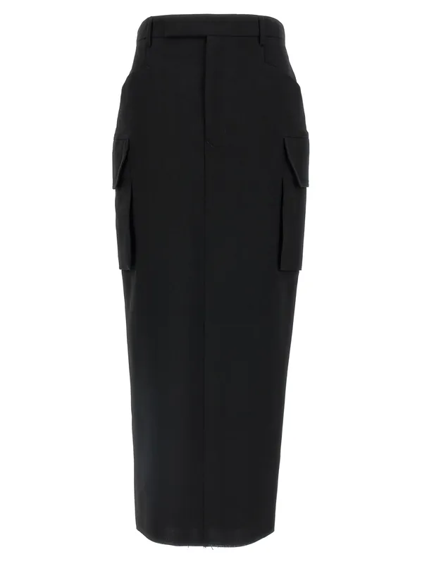 Firebanks Skirts Black - Rick Owens