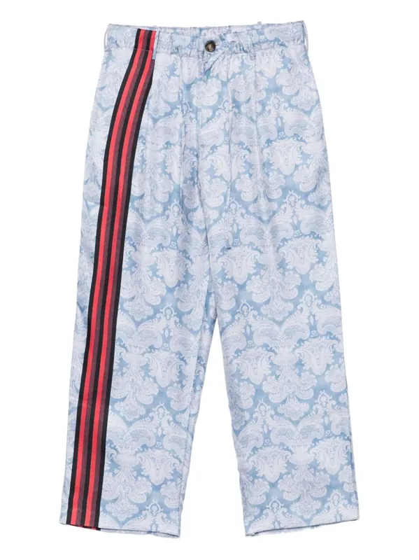 Trousers Blue And Green - Pierre Louis Mascia