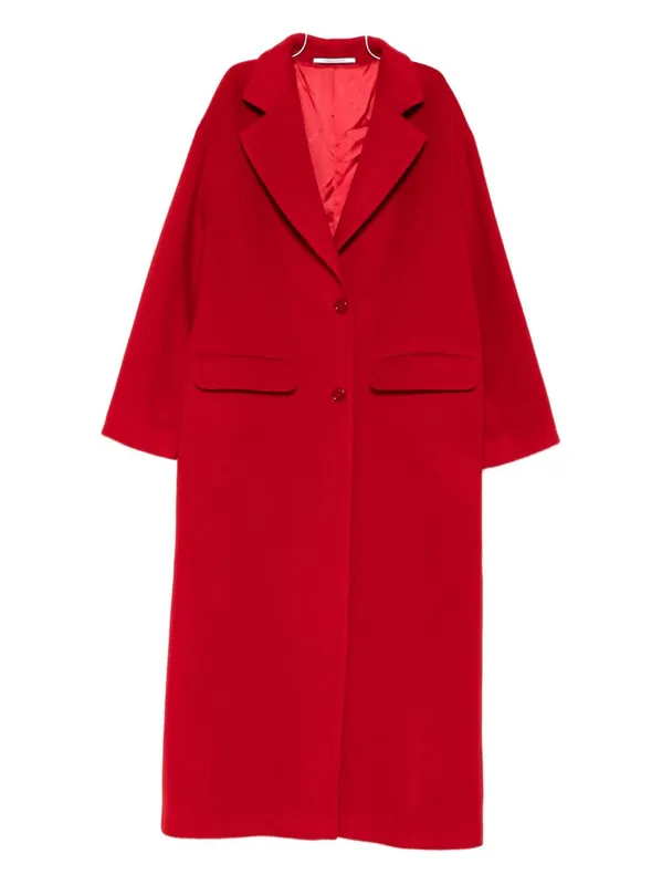 Wool Single-Breasted Coat