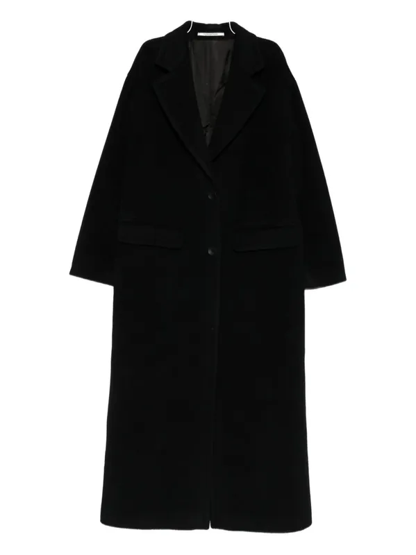 Wool Single-Breasted Coat