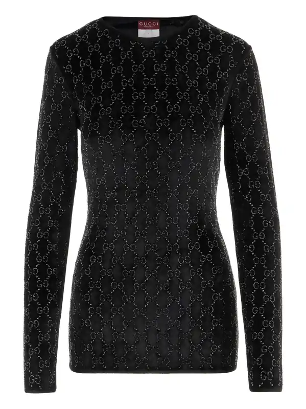 Gg Crystal Chenille T-Shirt
