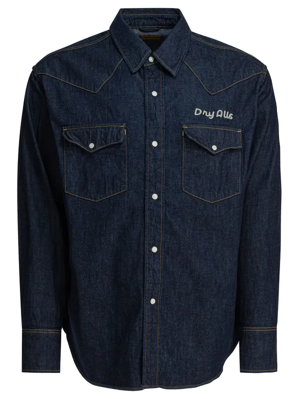Western Shirts Blue - Human Made