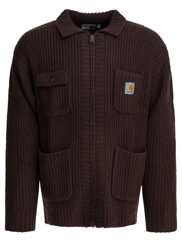 Chore Knit Jackets And Coats Brown - Carhartt Wip