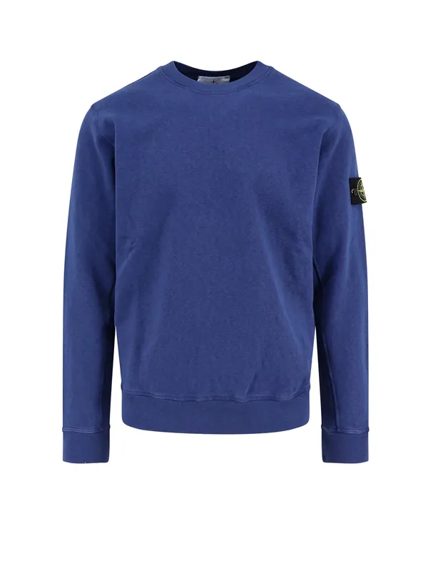 Cotton Sweatshirt With Iconic Patch - Stone Island