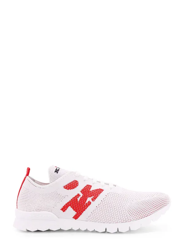 Knit Sneakers With Lateral Monogram - Kiton