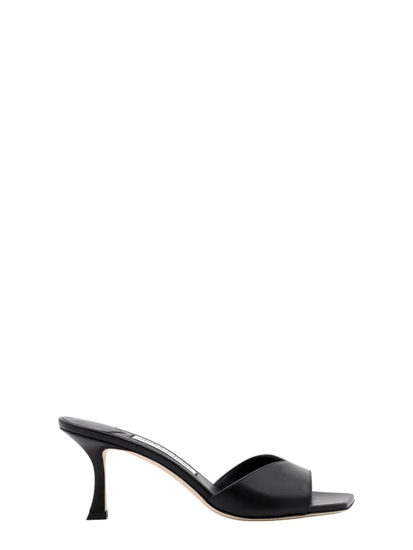 Skye 70 Leather Heel Sandals - Jimmy Choo