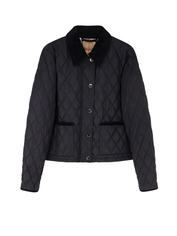 Nylon Jacket With Stitching - Burberry