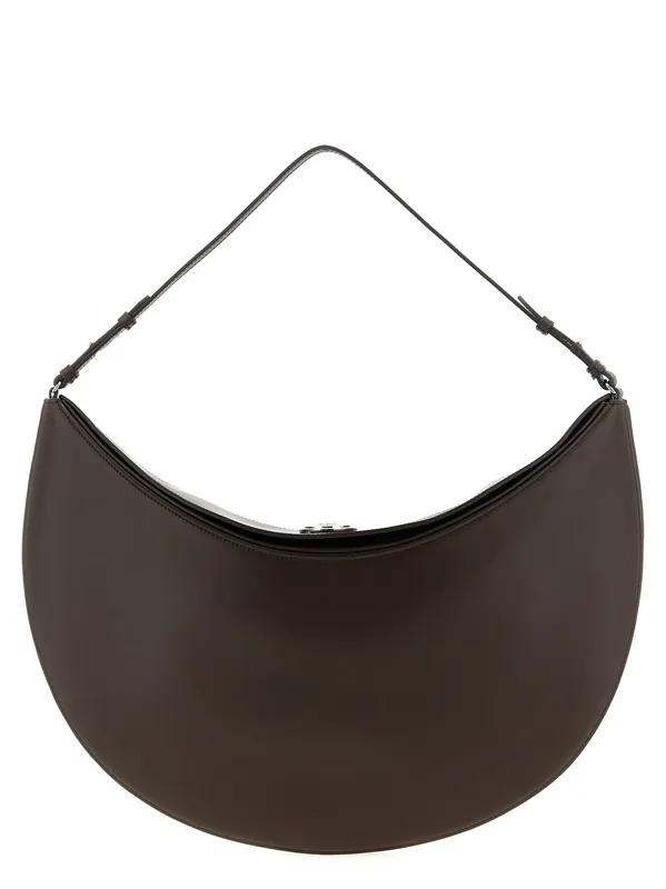 Le Sac Ovalo Shoulder Bags Brown - Jacquemus