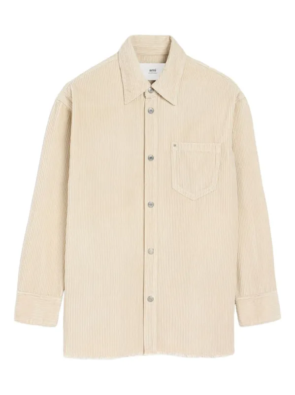 Cotton Overshirt - Ami Paris
