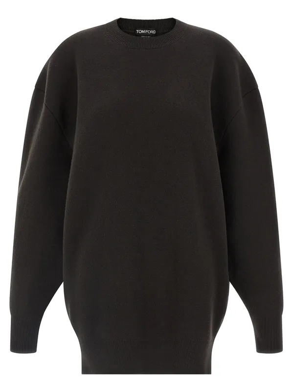 Sculptural Double Face Dresses Brown - Tom Ford