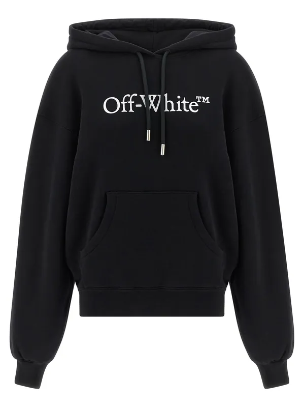 Big Logo Bookkish Sweatshirt White/Black - Off-White