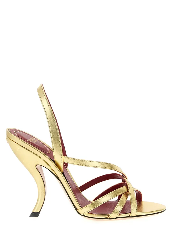 Fetishique Sandals Gold - Valentino Garavani