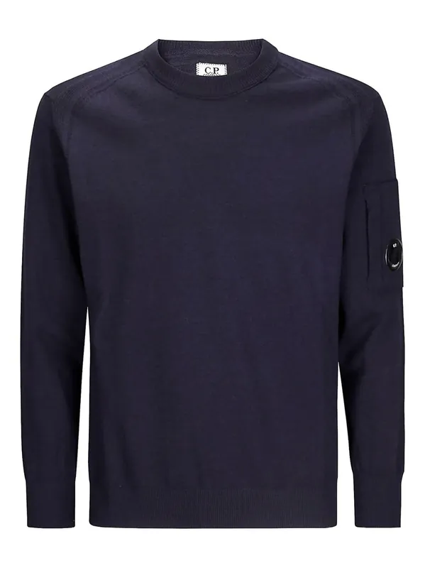 Logo Wool Crewneck Sweater - C.P.Company