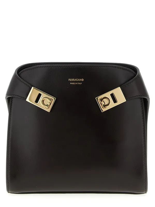 Hug Bb S Crossbody Bags Brown - Ferragamo
